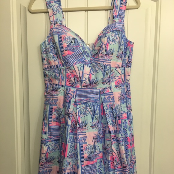 NWT Lilly Pulitzer Cyndi Dress Yeah Buoy - Picture 1 of 3
